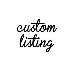 Custom listing